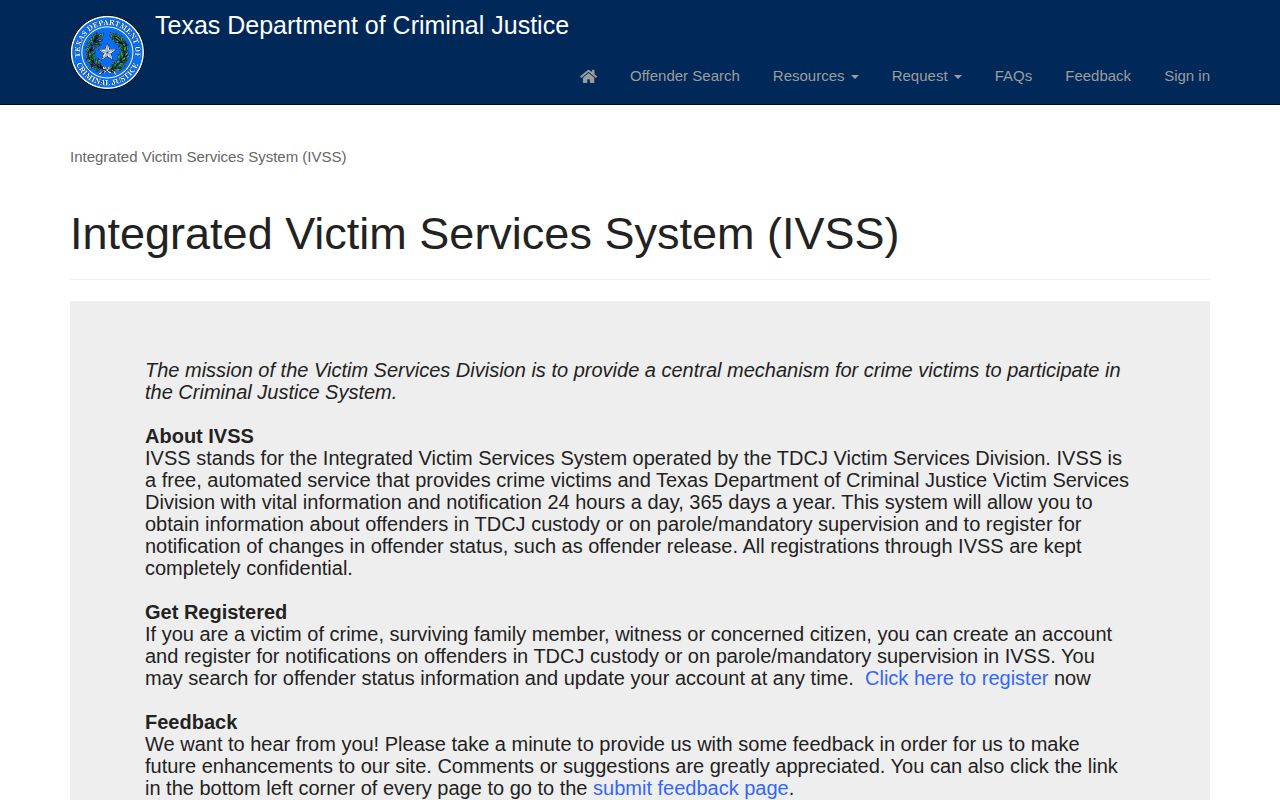 Separate TDCJ IVSS release alerts for Henderson County state prisoners